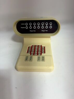 1970s Scrabble Vintage Sensor Electronic Word Game Works - Unit Only - Works